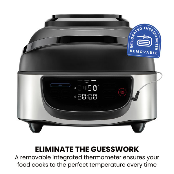 Chefman Electric Indoor Air Fryer + Grill, 5in1, Removable Integrated